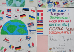 Plakaty wykonane przez uczniów