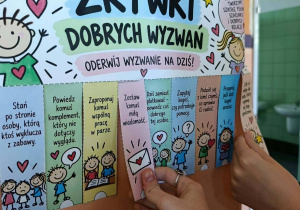 Uczniowie zrywają wyzwania