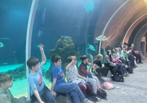 Klasa 4a podczas warsztatów w ZOO