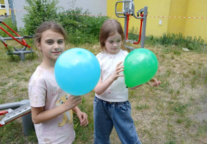 zabawy z balonami