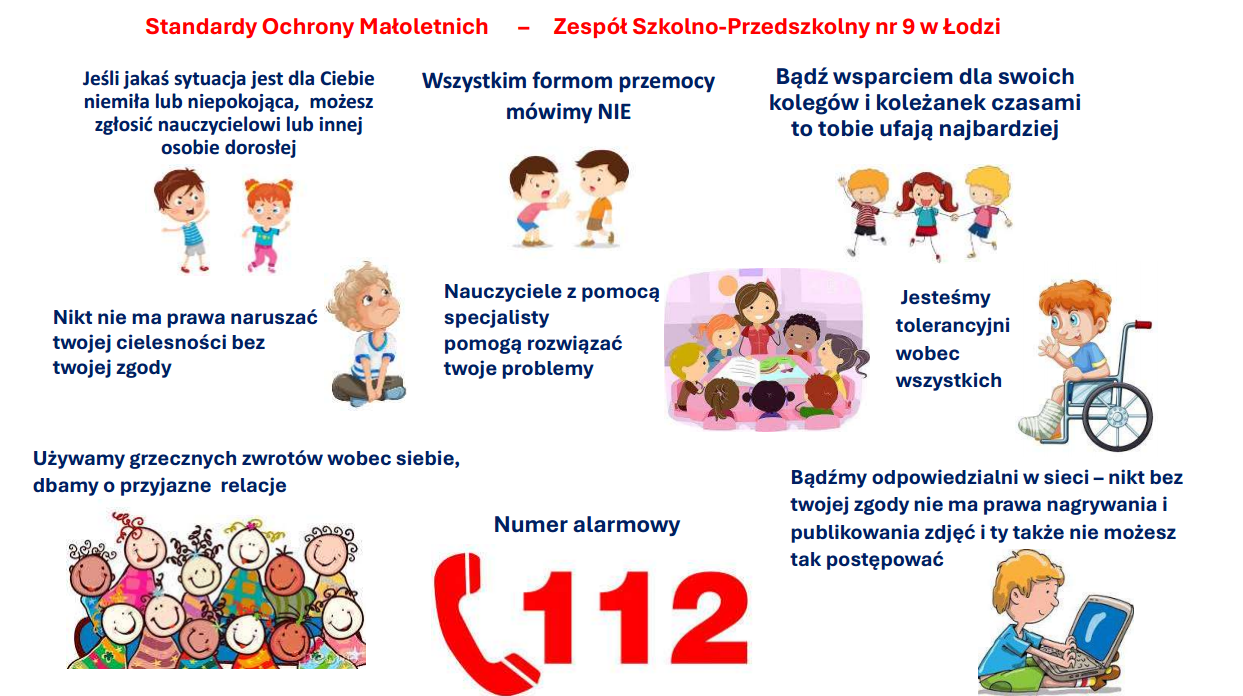 zdjęcie przedstawia grafikę Standardów Ochrony Małoletnich